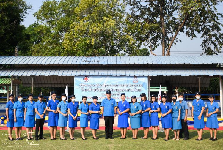 พิธีทบทวนคำปฏิญาณตนและสวนสนามเนื่องในวันคล้ายวันสถาปนายุวกาชาดไทย