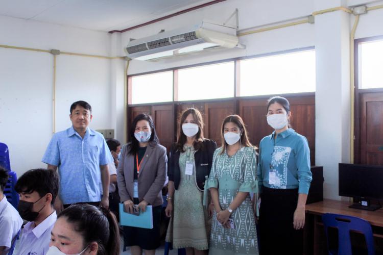 สพม.ราชบุรี  ตรวจเยี่ยมการสอบ O-NET ม.6 ปีการศึกษา 2565 ด้วยระบบ Digital Testing