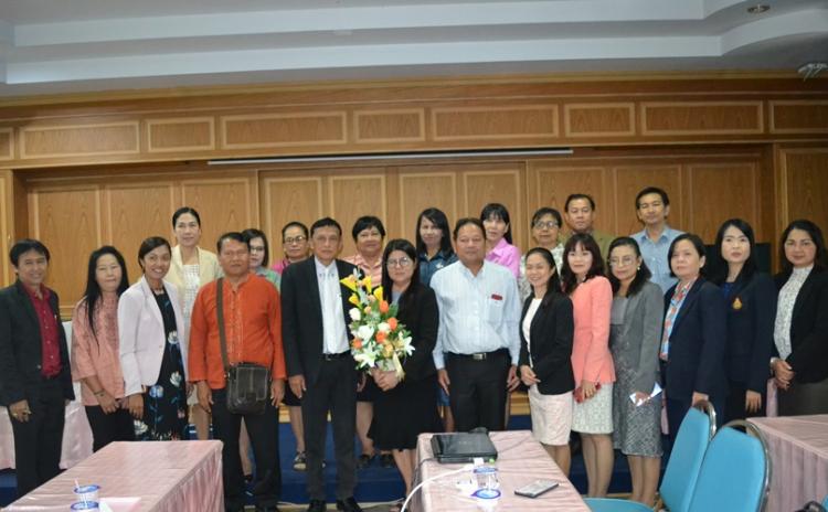 ให้การต้อนรับข้าราชการที่ย้ายมาปฏิบัติงาน กลุ่มนิเทศ ติดตาม และประเมินผลการจัดการศึกษาสำนักงานเขตพื้นที่การศึกษามัธยมศึกษา เขต 8