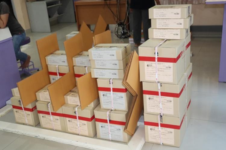 การรับ-ส่งข้อสอบ การจัดสอบทางการศึกษาระดับชาติขั้นพื้นฐาน O-Net ประจำปีการศึกษา 2562