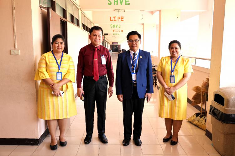 ตรวจเยี่ยมสนามสอบ การทดสอบทางการศึกษาระดับชาติขั้นพื้นฐาน (O-Net) ปีการศึกษา 2567 ระดับชั้นมัธยมศึกษาปีที่ 3 สนามสอบโรงเรียนเบญจมราชูทิศ ราชบุรี