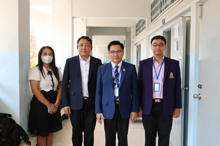 ตรวจเยี่ยมสนามสอบ การทดสอบทางการศึกษาระดับชาติขั้นพื้นฐาน (O-Net) ปีการศึกษา 2567 ระดับชั้นมัธยมศึกษาปีที่ 3 สนามสอบโรงเรียนสายธรรมจันทร์