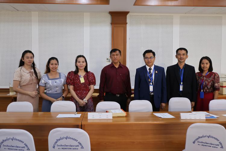 ตรวจเยี่ยมสนามสอบ การทดสอบทางการศึกษาระดับชาติขั้นพื้นฐาน (O-Net) ปีการศึกษา 2567 ระดับชั้นมัธยมศึกษาปีที่ 3 สนามสอบโรงเรียนโพธาวัฒนาเสนี