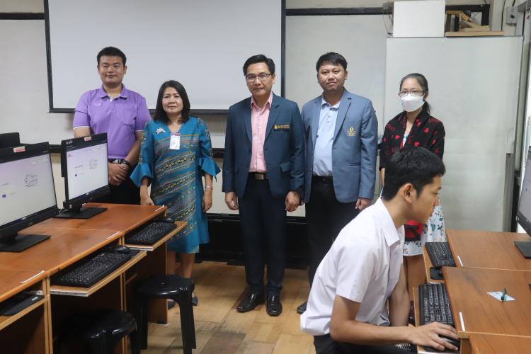 ตรวจเยี่ยมสนามสอบ การทดสอบทางการศึกษาระดับชาติขั้นพื้นฐาน (O-Net) ระดับชั้น ม.6 โรงเรียนรัตนราษฎร์บำรุง 