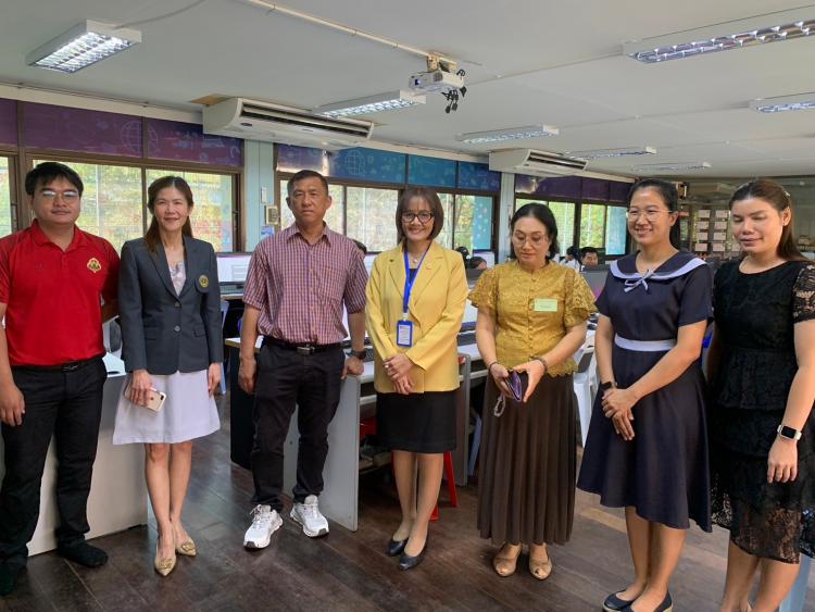ตรวจเยี่ยมสนามสอบการจัดสอบทางการศึกษาระดับชาติขั้นพื้นฐาน (O-NET) ระดับชั้นมัธยมศึกษาปีที่ 6 ด้วยระบบดิจิทัล (Digital Testing) ปีการศึกษา 2567 โรงเรียนโพธาวัฒนาเสนี