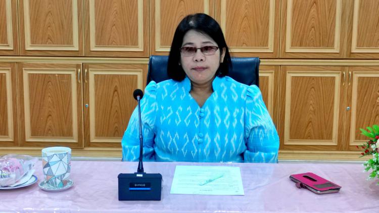 ประชุมเชิงปฏิบัติการการใช้โปรแกรมระบบการลงทะเบียนและรายงานผลงานศิลปหัตถกรรมนักเรียน ระดับชาติ ครั้งที่ 70 ปีการศึกษา 2565 ผ่านระบบออนไลน์ Zoom  Meeting 