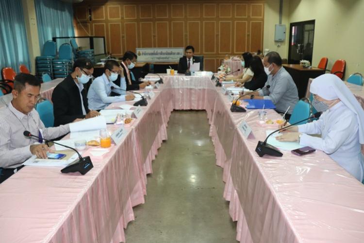 ประชุมคณะกรรมการรับนักเรียน ระดับเขตพื้นที่การศึกษา สำนักงานเขตพื้นที่การศึกษามัธยมศึกษา เขต 8 (จังหวัดราชบุรี) สังกัดคณะกรรมการการศึกษาขั้นพื้นฐาน ปีการศึกษา 2564 ครั้งที่ 1/2564