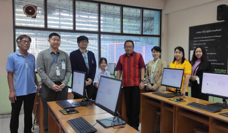 ตรวจเยี่ยมสนามสอบ การทดสอบทางการศึกษาระดับชาติขั้นพื้นฐาน (O-Net) ระดับชั้น ม.6 โรงเรียนเบญจมราชูทิศ ราชบุรี