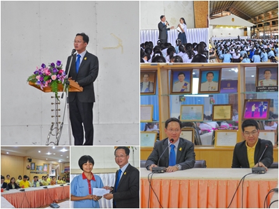 ท่านส.ส.อัครเดช วงษ์พิทักษ์โรจน์พบนักเรียนมัธยมวัดดอนตูม