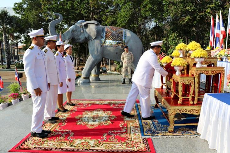 พิธีวางพานพุ่ม และพิธีสงฆ์ เนื่องในวันจักรี 6 เมษายน 2562