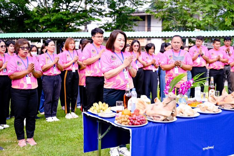  พิธีบวงสรวงสิ่งศักดิ์สิทธิ์ก่อนงานวิ่งคุรุราษฎร์มินิมาราธอน 2024 