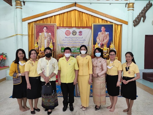 พิธีเจริญพระพุทธมนต์เพื่อความเป็นศิริมงคลให้กับแผ่นดินและปวงชนชาวไทยทุกหมู่เหล่าในโอกาสวันชาติ และวันพ่อแห่งชาติ 5 ธันวาคม 2563