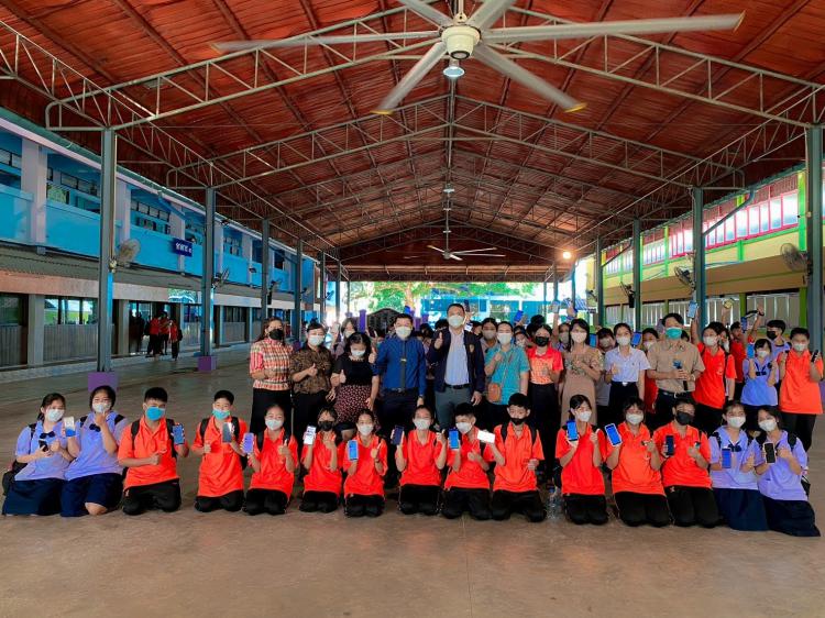 เจ้าหน้าที่จาก อ.ดำเนินสะดวก มาชี้แจงเรื่องการใช้ Application ThaiD