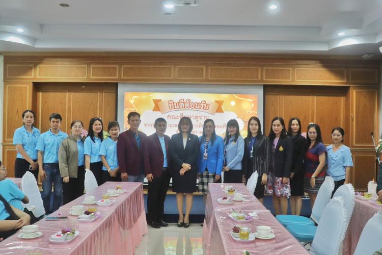 สพม.ราชบุรี ให้การต้อนรับคณะศึกษาดูงานจากสำนักงานเขตพื้นที่การศึกษามัธยมศึกษาจันทบุรี ตราด ที่ได้เดินทางมาศึกษาดูงาน สำนักงานเขตพื้นที่การศึกษามัธยมศึกษาราชบุรี