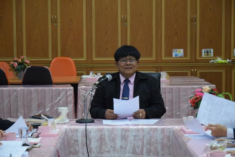 ประชุมคณะทำงานจัดทำรายงานการประเมินสัมฤทธิผลการปฏิบัติงานในหน้าที่ผู้อำนวยการสำนักงานเขตพื้นที่การศึกษา ในระยะเวลา 1 ปี (ประเมินครั้งที่ 2)