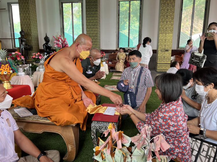 5 พฤศจิกายน 2565 โรงเรียนสวนผึ้งวิทยา ร่วมงานทอดกฐินสามัคคี ปี 2565 ณ สำนักสงฆ์ห้วยหนึ่ง 