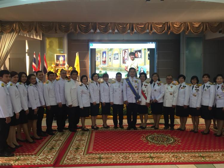 ถวายพระพรชัยมงคลในพิธีบรมราชาภิเษก