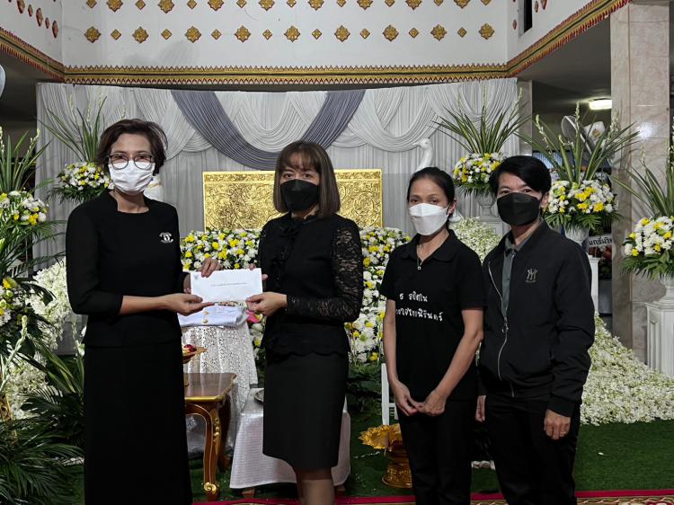 สำนักงาน ร่วมเป็นเจ้าภาพในพิธีสวดพระอภิธรรมศพ  ผอ.เจษฎา ธีระตระกูล ผู้อำนวยการโรงเรียนหนองโพวิทยา