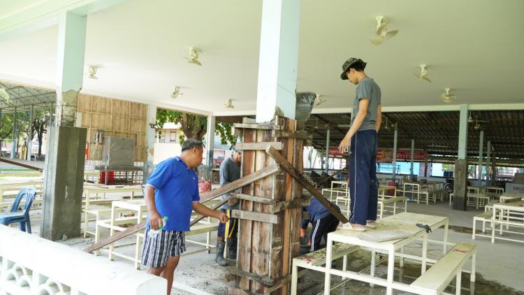 โรงเรียนปากท่อพิทยาคมได้ดำเนินการปรับปรุงซ่อมแซมโรงอาหาร​ และสร้างที่จอดรถสำหรับจอดรถจักรยานยนต์ของนักเรียน​  เพื่อเตรียมความพร้อมในการเปิดเรียน