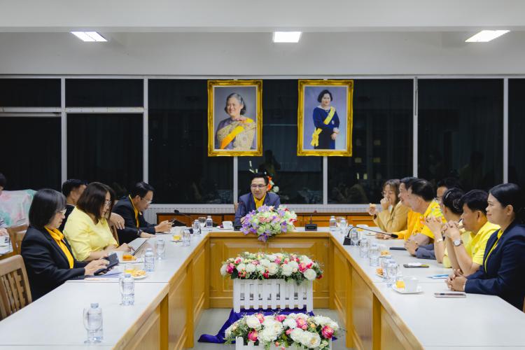 การรายงานผลการพัฒนาตามข้อตกลงของข้าราชการครูและบุคลากรทางการศึกษา PA ผู้บริหารสถานศึกษา และบูรณาการนิเทศหนุนเสริม ณ โรงเรียนเบญจมราชูทิศ ราชบุรี