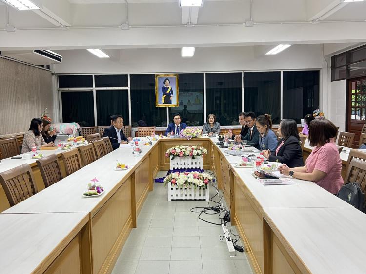 สพม.ราชบุรี ประชุมการประเมินผลการปฏิบัติงานและผลการพัฒนางานตามข้อตกลง PA ประจำปีงบประมาณ พ.ศ. 2568 ครั้งที่ 2 สหวิทยาเขตราชบุรี 1