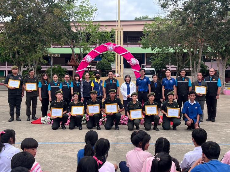 ลงพื้นที่ นิเทศ ตรวจเยี่ยมโรงเรียน ในช่วงการเปิดภาคเรียนที่ 2 ปีการศึกษา 2566 โรงเรียนสวนผึ้งวิทยา 
