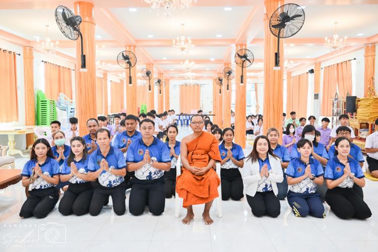 โครงการพัฒนาคุณธรรม จริยธรรมนักเรียนตามคุณลักษณะอันพึงประสงค์ “คืนเด็กดีสู่รั้วน้ำเงิน - เหลือง” ณ วัดหินกอง อ.เมือง จังหวัดราชบุรี
