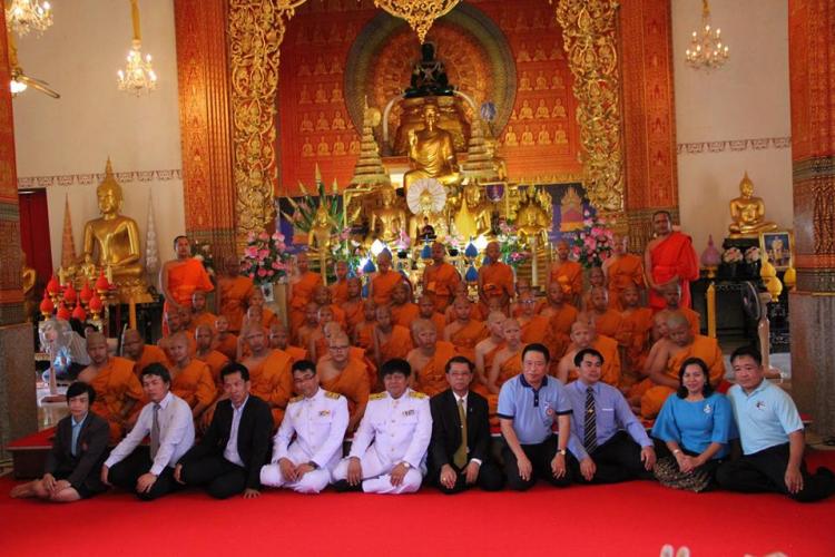 พิธีปลงผม และบรรพชาสามเณร เฉลิมพระเกียรติ รัชกาลที่ 10 และสมเด็จพระนางเจ้าสิริกิต์ พระบรมราชินีนาถ ในรัชกาลที่ 9 ปีการศึกษา 2561