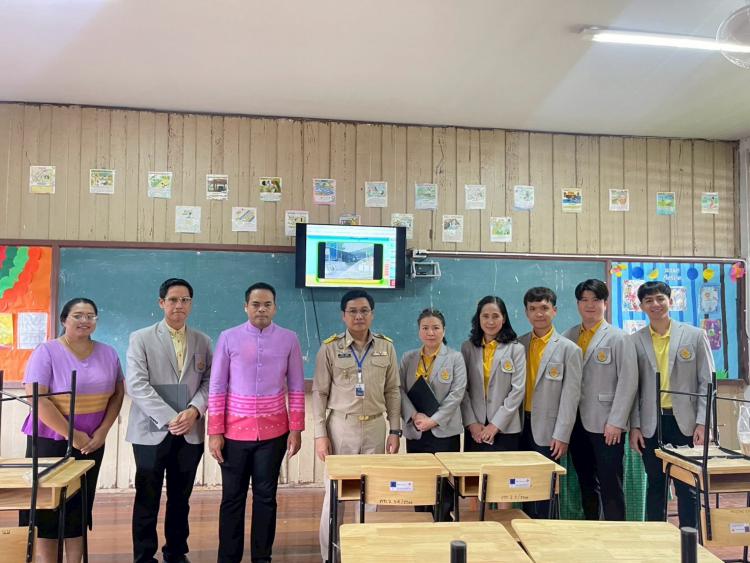 สพม.ราชบุรี นิเทศ กำกับ ติดตาม การจัดการเรียนรู้ด้วย DLTV ณ โรงเรียนแคทรายวิทยา