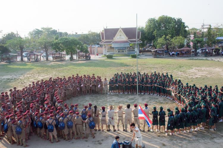 การเดินทางไกลของลูกเสือเนตรนารี สามัญรุ่นใหญ่ ชั้น ม.1 ประจำปีการศึกษา 2561 