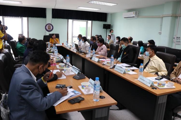 ประชุมหารือเพื่อเตรียมความพร้อมสำหรับการประชุมระหว่าง คณะติดตามนโยบายเรื่องการบูรณาการด้านการศึกษา ของกระทรวงศึกษาธิการร่วมกับผู้รับผิดชอบในการดำเนินการของจังหวัดกาญจนบุรี