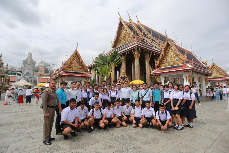 24-08-2562 ศึกษาแหล่งเรียนรู้ ณ พระบรมมหาราชวัง วัดพระแก้ว ศูนย์วัฒนธรรมอาเซียนและนิทรรศน์รัตนโกสินทร์