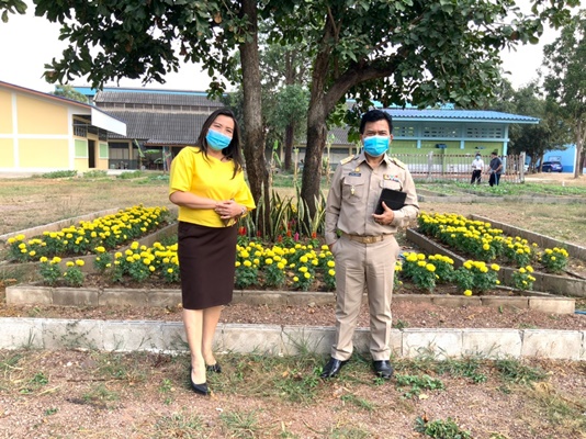 ผอ.สพม.8 ตรวจเยี่ยมโรงเรียนวัดสันติการามวิทยา ในพระบรมราชานุเคราะห์