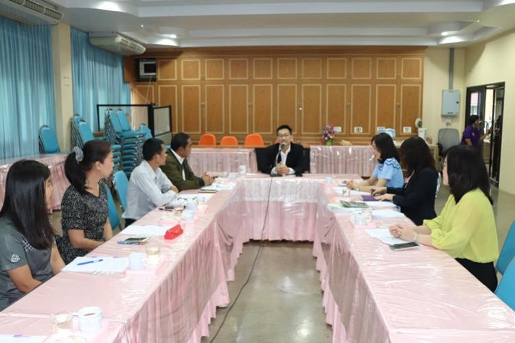รับการติดตามและประเมินผลการใช้จ่ายเงินอุดหนุน ตามโครงการส่งเสริมสนับสนุนการจัดการศึกษาขั้นพื้นฐานจังหวัดกาญจนบุรั ประจำปีงบประมาณ พ.ศ.2563