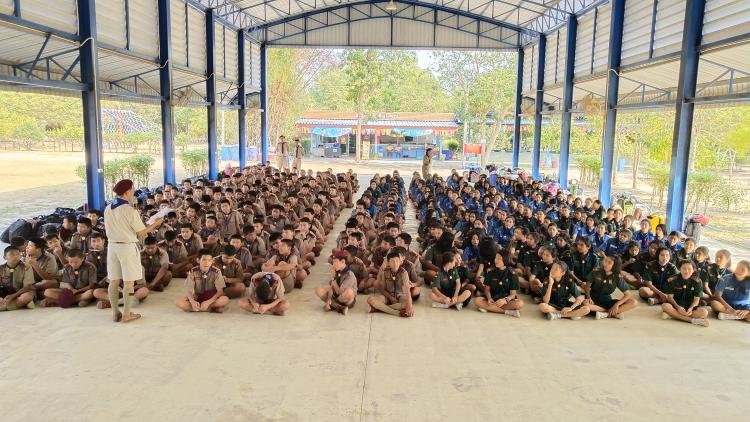 ค่ายพักแรมลูกเสือ เนตรนารี และยุวกาชาด ม.2 (8-9-10 ม.ค.63)