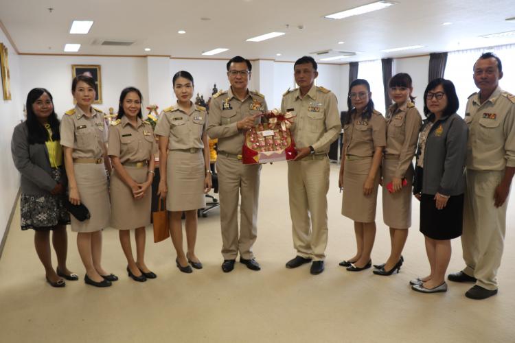 อวยพรปีใหม่แก่ผู้ว่าราชการจังหวัดราชบุรี และรองผู้ว่าราชการจังหวัดราชบุรี