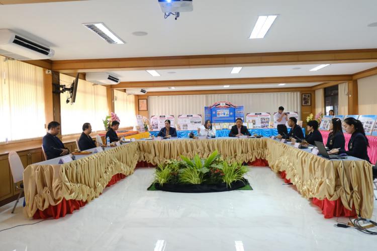 รับการประเมินโครงการสถานศึกษาสีขาวปลอดยาเสพติดและอบายมุข ระดับเพชร จาก กศจ.ราชบุรี