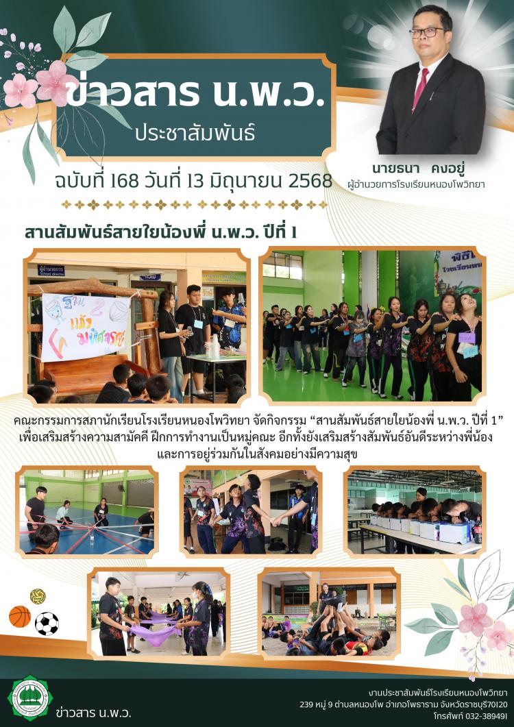 สานสัมพันธ์สายใยน้องพี่ น.พ.ว. ปีที่ 1