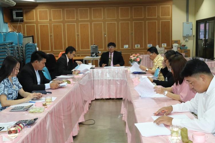 ประชุมคณะกรรมการพิจารณาการจัดตั้งงบประมาณ ปี 2563 งบลงทุน ค่าครุภัณฑ์ เพิ่มเติม ครั้งที่ 1/2562