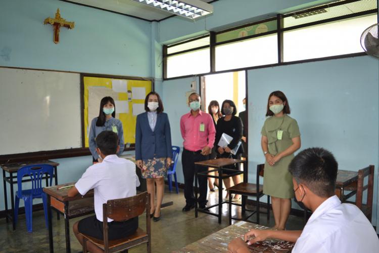 ตรวจเยี่ยมการจัดสอบทางการศึกษาระดับชาติขั้นพื้นฐาน (O-NET) ชั้นมัธยมศึกษาปีที่ 3 ปีการศึกษา 2564 ระดับสนามสอบ ศูนย์สอบสำนักงานเขตพื้นที่การศึกษามัธยมศึกษา เขต 8 ณ โรงเรียนหนองโพวิทยา โรงเรียนบางแพปฐมวิทยา  และ โรงเรียนโพธาวัฒนาเสนี