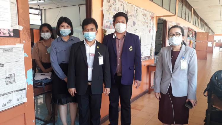 ตรวจเยี่ยมการจัดสอบทางการศึกษาระดับชาติขั้นพื้นฐาน (O-NET) ชั้นมัธยมศึกษาปีที่ 3 ปีการศึกษา 2564 ระดับสนามสอบ ศูนย์สอบสำนักงานเขตพื้นที่การศึกษามัธยมศึกษา เขต 8 ณ โรงเรียนทองผาภูมิวิทยา โรงเรียนโรงเรียนร่มเกล้า กาญจนบุรี และโรงเรียนกาญจนานุเคราะห์