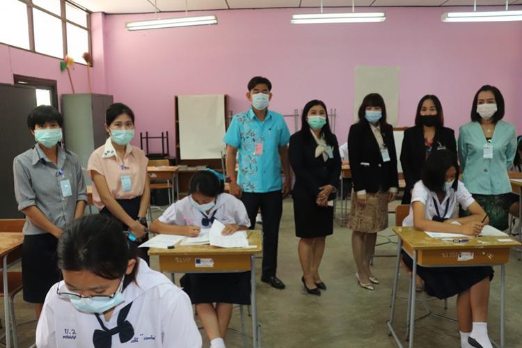 ตรวจเยี่ยมการจัดสอบทางการศึกษาระดับชาติขั้นพื้นฐาน (O-NET) ชั้นมัธยมศึกษาปีที่ 3 ปีการศึกษา 2564 ระดับสนามสอบ ศูนย์สอบสำนักงานเขตพื้นที่การศึกษามัธยมศึกษา เขต 8 ณ โรงเรียนบ้านคาวิทยา โรงเรียนสวนผึ้งวิทยา และโรงเรียนคุรุราษฏร์รังสฤษฏ์