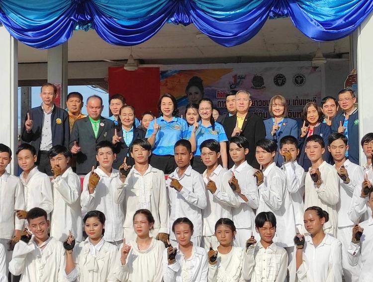 พิธีเปิดการประกวดเยาวชนต้นแบบเก่งและดี ทูบีนัมเบอร์วันระดับจังหวัดราชบุรี ณ โรงเรียนรัตนราษฎร์บำรุง