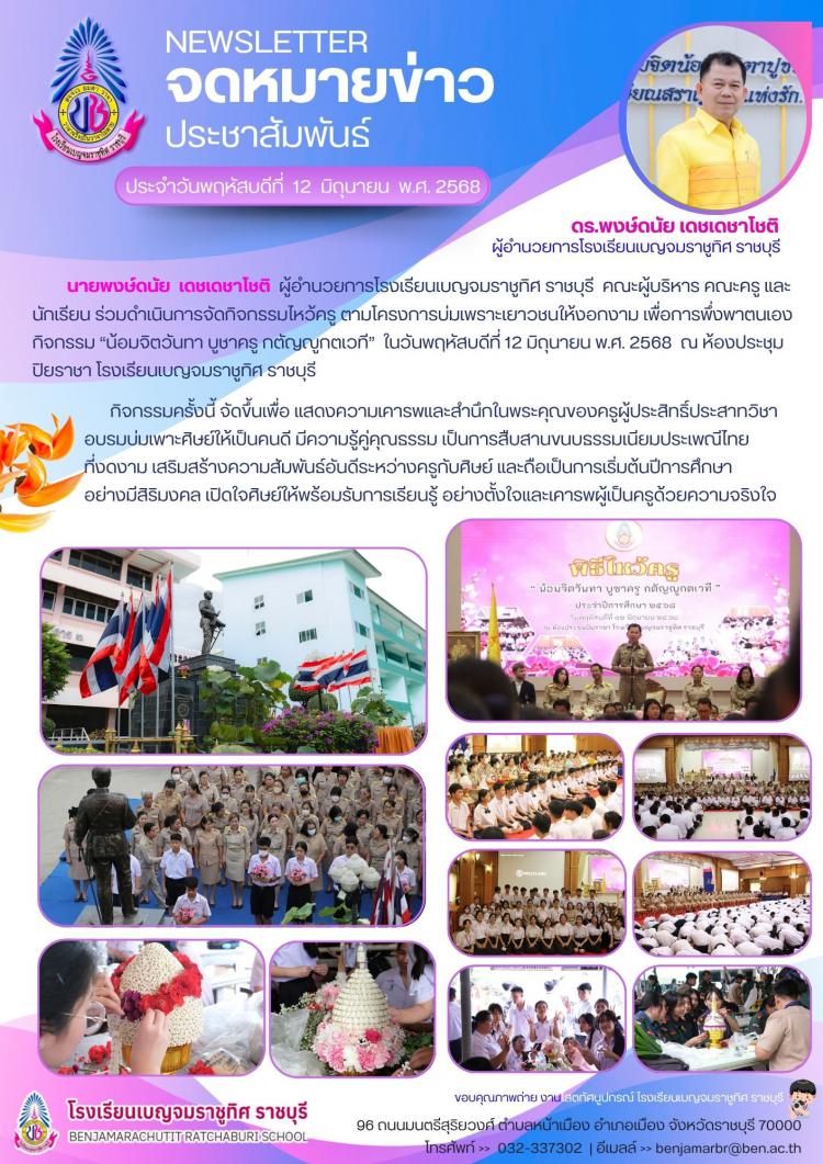 กิจกรรมไหว้ครู 