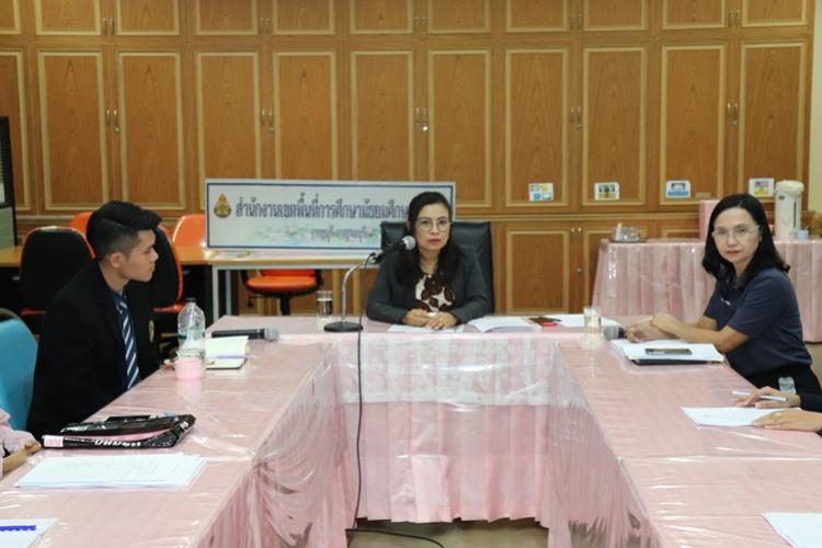 นักศึกษาปริญญาโท สาขาวิชาการบริหารการศึกษา ฝึกปฏิบัติวิชาชีพการบริหารการศึกษาในสำนักงาน
