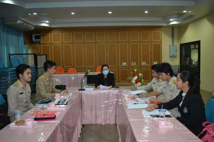 นักศึกษาปริญญาโท สาขาวิชาการบริหารการศึกษา ฝึกปฏิบัติวิชาชีพการบริหารการศึกษาในสำนักงาน