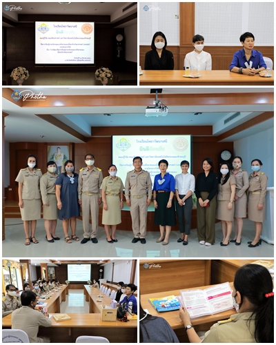 รับมอบสื่อการเรียนรู้ภาษาอังกฤษแบบพึ่งพาตนเองเนื้อหาด้านวิทยาศาสตร์ (SAMISE) จากคณะผู้วิจัย คณะศิลปศาสตร์ มหาวิทยาลัยเทคโนโลยีพระจอมเกล้าธนบุรี