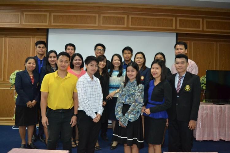 นักศึกษาปริญญาโท สาขาวิชาการบริหารการศึกษา ฝึกปฏิบัติวิชาชีพการบริหารการศึกษาในสำนักงาน
