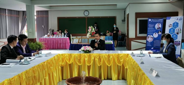 ผอ.สพม.8 coaching Team การปฏิบัติงานในตำแหน่งผู้อำนวยการสถานศึกษา สังกัดสำนักงานคณะกรรมการการศึกษาขั้นพื้นฐานในระยะเวลา 1 ปี ครั้งที่ 1 (รอบ 6 เดือนแรก)  ให้กับผู้อำนวยการโรงเรียนพังตรุราษฎร์รังสรรค์