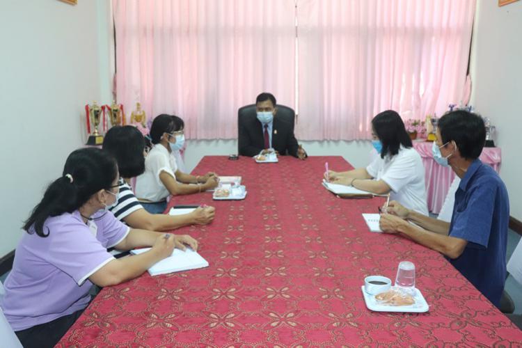 ลงพื้นที่ตรวจเยี่ยมโรงเรียนในการเตรียมความพร้อมการเปิดภาคเรียนที่ 1 ปีการศึกษา 2564 ณ โรงเรียนโสภณศิริราษฎร์